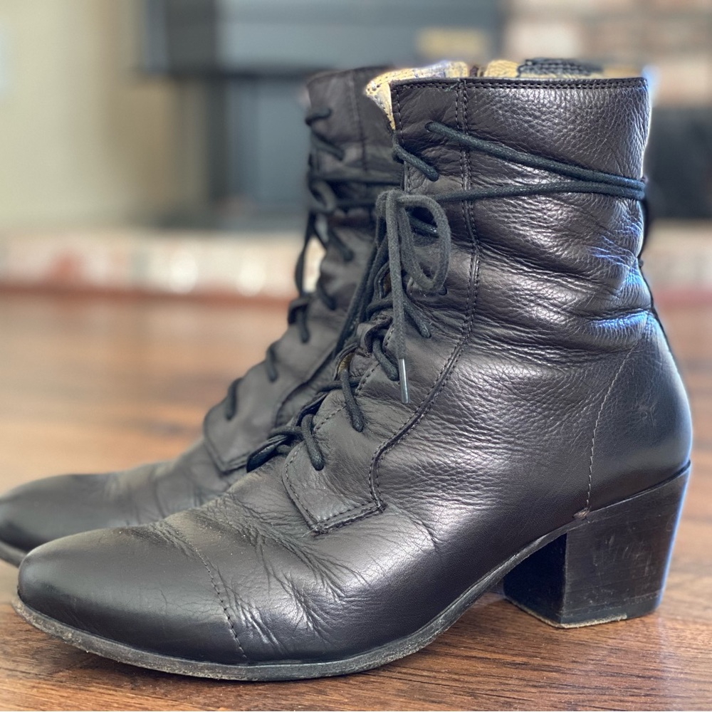 Gothic, Witchy Frye Boots